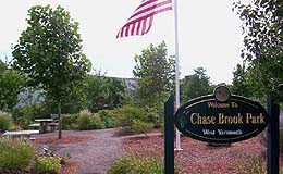 Entrance to Chase Brook Park