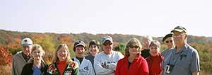 YCT Trustees and others walk the Hospital Bogs.