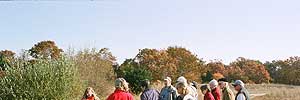 YCT Trustee Connie Boyce leads a walk.