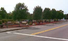 Route 28 motorist view of Chase Brook Park